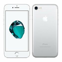 Apple iPhone 7, 128GB | Silver, Trieda C - použité, záruka 12 mesiacov