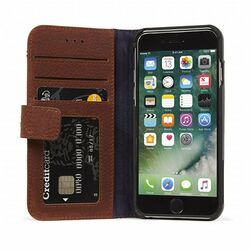 Decoded puzdro Leather Wallet Case pre iPhone 7/8/SE 2020 - Brown