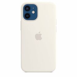 Apple iPhone 12 | 12 Pro Silicone Case with MagSafe, white