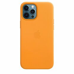 Apple iPhone 12 Pro Max Leather Case with MagSafe, california poppy