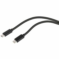 Kábel Speedlink USB-C/ USB-C, 1m, čierna foto