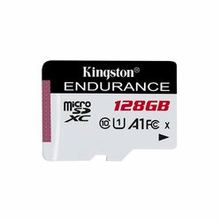 Kingston High Endurance Micro SDXC 128 GB, UHS-I U1, Class 10 - rýchlosť 95 MB/s