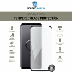 Ochranné temperované sklo Screenshield 3D Case Friendly pre Samsung Galaxy S9 Plus - G965F, Black - Doživotná záruka