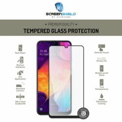 Ochranné temperované sklo Screenshield 3D pre Samsung Galaxy A50 - A505F, Full Cover Black - Doživotná záruka
