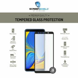 Ochranné temperované sklo Screenshield 3D pre Samsung Galaxy A7 2018 - A750F - Full Cover Black - Doživotná záruka