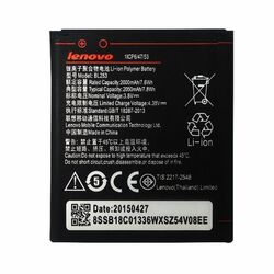 Originálna batéria pre Lenovo A Plus, (A1010), (2050 mAh)