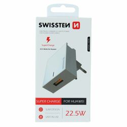 Rýchlonabíjačka Swissten Huawei Super Charge 22.5W, biela