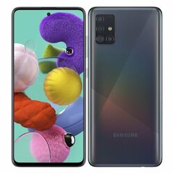 Samsung Galaxy A51 - A515F, 4/128GB, Dual SIM, Prism Crush Black, Trieda C - použité, záruka 12 mesiacov