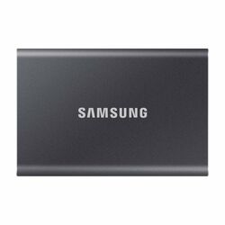 Samsung SSD disk T7, 1 TB, USB 3.2, sivá