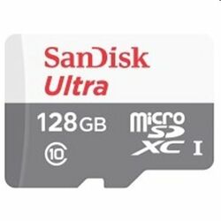 SanDisk Micro SDXC Ultra 128GB, Class 10 - rýchlosť 100 MB/s (SDSQUNR-128G-GN6MN)