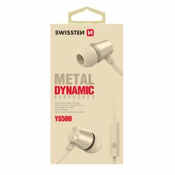 Slúchadlá Swissten Dynamic YS500, zlaté