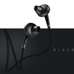 Stereo Headset USAMS EP-14, s 3.5 mm jack konektorom, Black