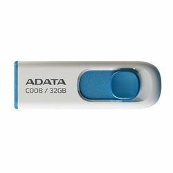 USB kľúč A-Data C008, 32 GB, USB 2.0, biely