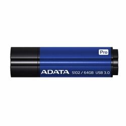 USB kľúč A-Data S102 Pro, 64GB, USB 3.1 - rýchlosť 100/50 MB/s, Blue (AS102P-64G-RBL)