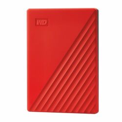 WD HDD My Passport Externý disk, 2 TB, USB 3.0, červená