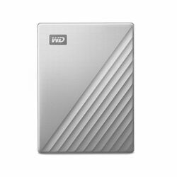 WD HDD My Passport Ultra Externý disk, 1 TB, USB-C, strieborná