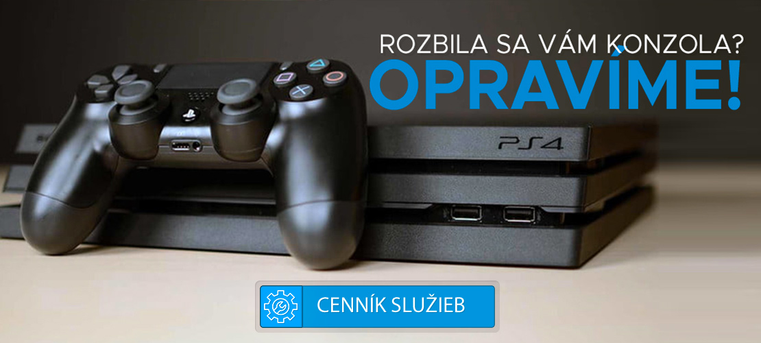 Rozbila sa Vám konzola? Opravíme!